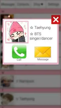 Call & Text BTS Screen Shot 3