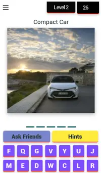 Toyota Cars Quiz Screen Shot 2