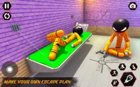 Stickman Prison Break Games Screen Shot 2