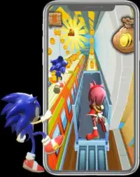 Subway Sonic Rash Run Screen Shot 1