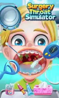 喉の手術シミュレータ - 無料ドクターゲーム Screen Shot 1