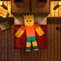Skins Addon Map&Shader The Simpsons For MCPE 2021