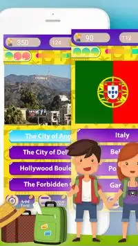 Geografia Quiz Gry Aplikacja Screen Shot 3