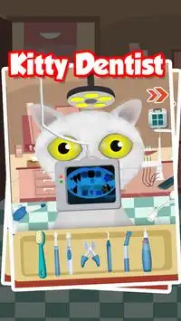 Kitty Dentista - Kids Game Screen Shot 0