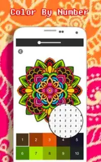 Mandala Coloring By Number - Pixel Screen Shot 2