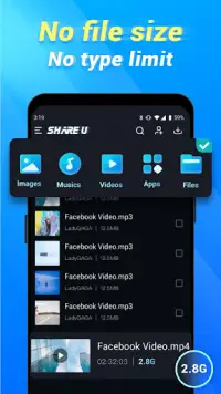 ShareU - Shareit File Transfer & Offline APP Share Screen Shot 4