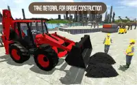 Construct City Bridge 3D Sim Game Screen Shot 2