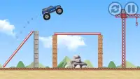 Blue Monster Truck PRO Screen Shot 6