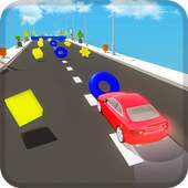 Twisty Color Car Racing Road Game