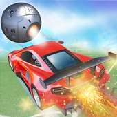 Rocket Car Crash Soccer Ball Stadium Football Game