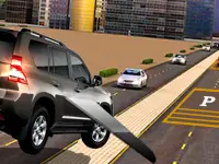 फ्लाइंग कार गेम - प्राडो कार पार्किंग गेम्स 3 डी Screen Shot 23