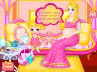 プリンセス出産赤ちゃんのゲーム Screen Shot 1