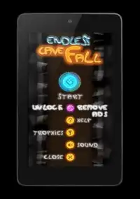 Endless Cave Fall - Arcade Screen Shot 9