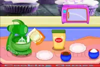 Trò chơi nấu ăn cupcakes cô gái trò chơi Screen Shot 2