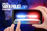 Siren police flasher sound sim prank game Screen Shot 1