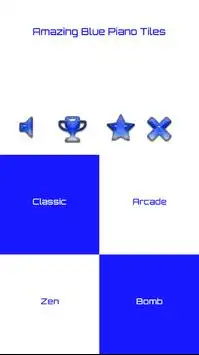 Amazing Blue Piano Tiles Screen Shot 0