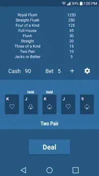 Pocket Poker Screen Shot 1