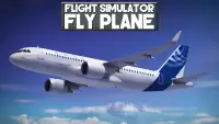 Flight Simulator Fly plane Screen Shot 0