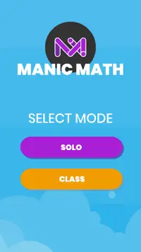 Math Mate: Manic Math Screen Shot 0
