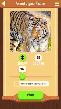 Juegos de rompecabezas de animales Screen Shot 2