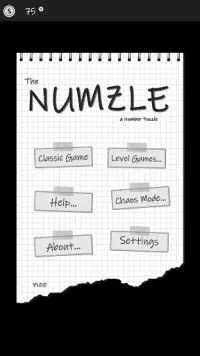 The Numzle - un rompecabezas Screen Shot 0