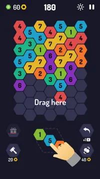 Unir 9! Hexa Puzzle Screen Shot 5