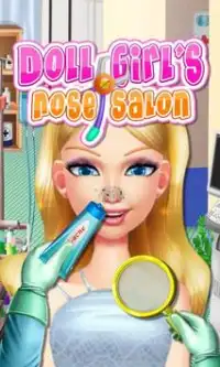 Doll Girl's Nose Salon Screen Shot 0