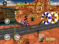 クレイジーバイクスタントマスターゲーム Screen Shot 5