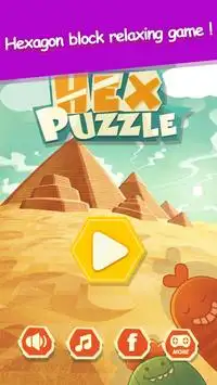 Hex Puzzle - Quebra-cabeça hexagonal Screen Shot 0