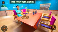 Scary Brother 3D - симулятор семейного веселья Screen Shot 2