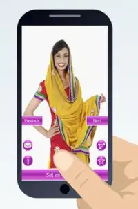 vestidos sari indio Screen Shot 1