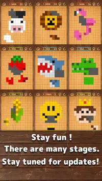 Bit Block Puzzle - Woody and Kawaii Pixel Art Screen Shot 4
