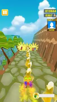 Subway Banana Run Dash Screen Shot 2