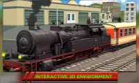 محاكاة قطار السكك الحديدية 3D Screen Shot 0