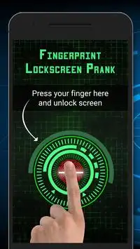Fingerprint Lockscreen Prank Screen Shot 0
