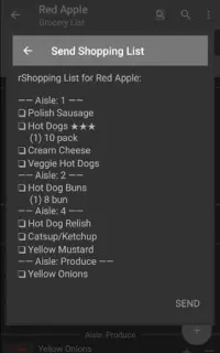 rShopping List for Groceries Screen Shot 5