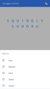 Squiggly Sudoku Screen Shot 1