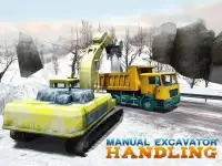 Excavadora de arado de nieve d Screen Shot 5