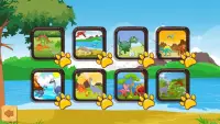 Permainan puzzle dinosaurus - game edukasi Screen Shot 3