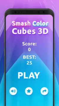 Smash Jelly Cubes 3D puzzle Screen Shot 0