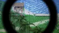 Last Survival Sniper gegen Zombie Dino auf Insel Screen Shot 2