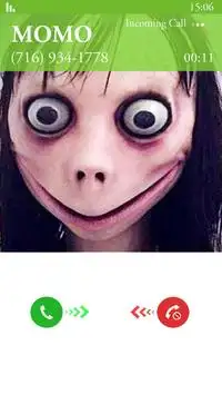 Momo is calling Prank Screen Shot 1