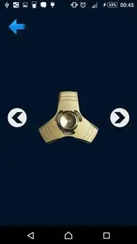 Golden Fidget Hand Spinner Screen Shot 1