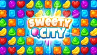 Sweety City - 세계 3 대열 매치 Screen Shot 4