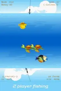 2 Player Fishing Screen Shot 3