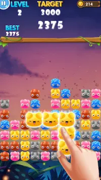 Gummy Drop Puzzle Free Game Offline Screen Shot 1