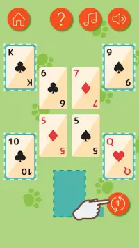 Kitty In The Corner - Free Solitaire Card Game - Screen Shot 1