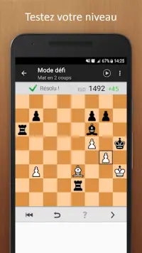 Problèmes d'Echecs (puzzles) Screen Shot 2