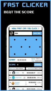 HOW FAST CAN YOU CLICK ? - FAST CLICKER Screen Shot 0