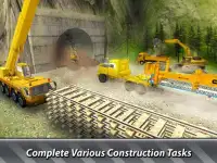 Simulateur de construction de tunnel ferroviaire Screen Shot 5